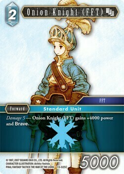 Onion Knight (FFT) Card Front