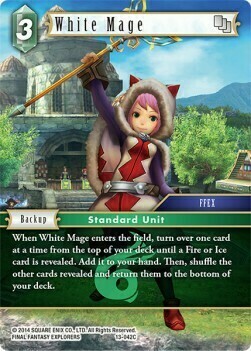 White Mage Card Front