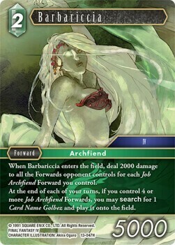Barbariccia Card Front