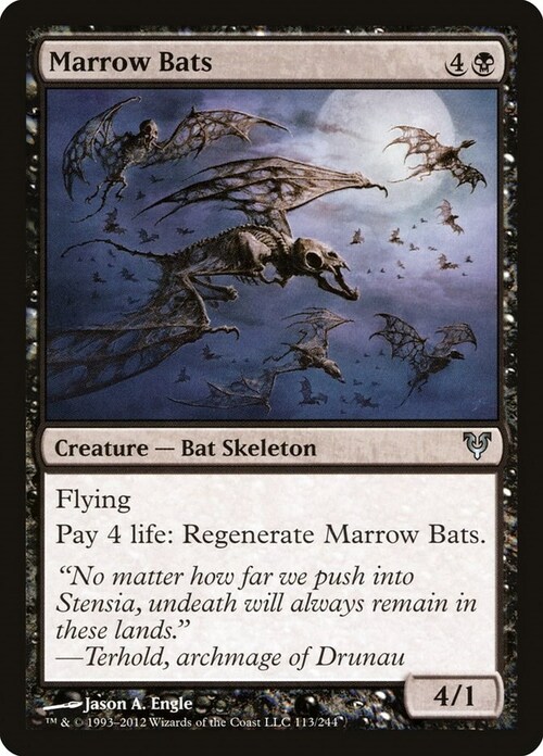 Marrow Bats Card Front