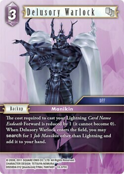 Delusory Warlock Card Front