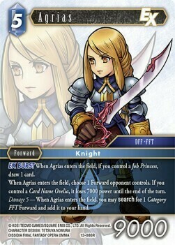 Agrias Card Front