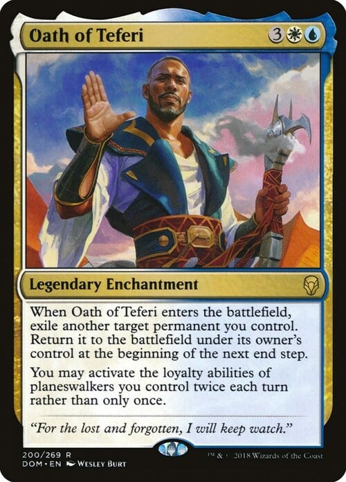 Oath of Teferi Card Front