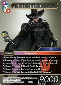 Aldore Emperor Card Front