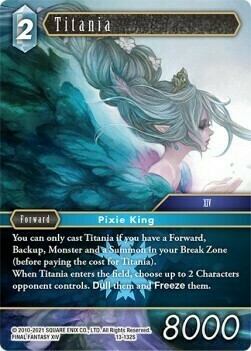 Titania Card Front