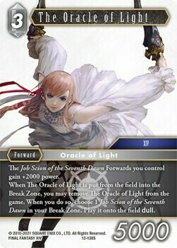 The Oracle of Light Frente