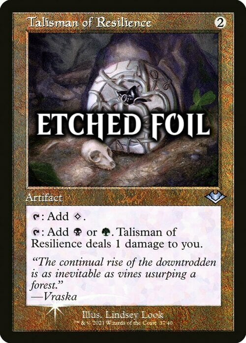 Talisman of Resilience Card Front