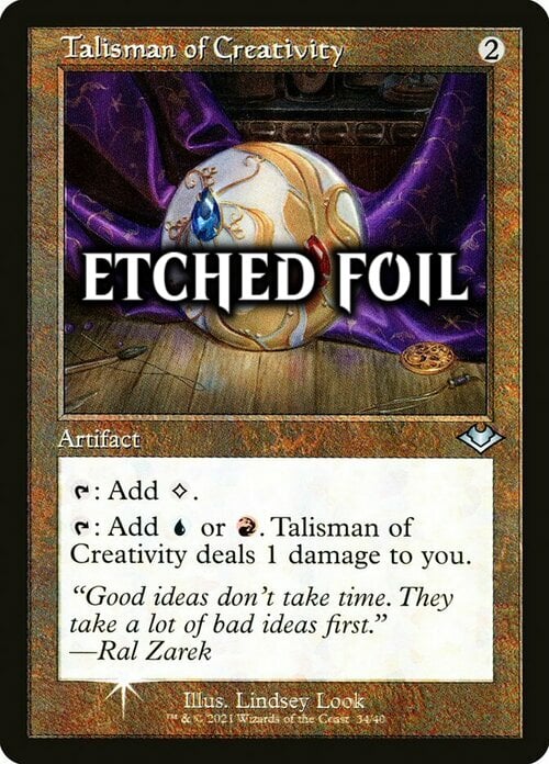 Talisman of Creativity Card Front