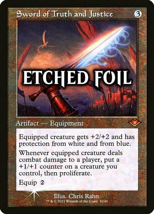 Sword of Truth and Justice Card Front