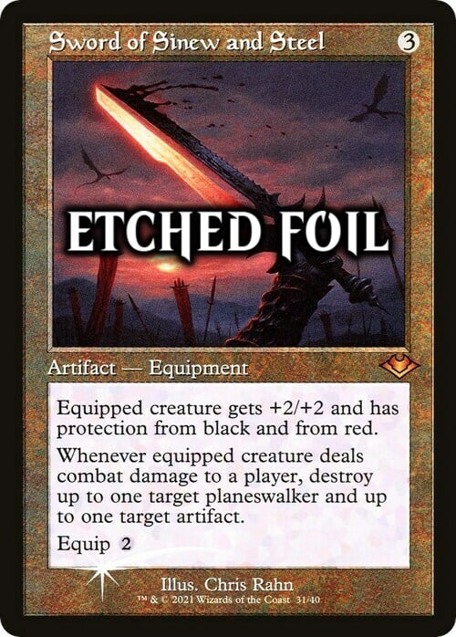 Sword of Sinew and Steel Card Front