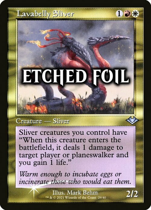 Lavabelly Sliver Card Front