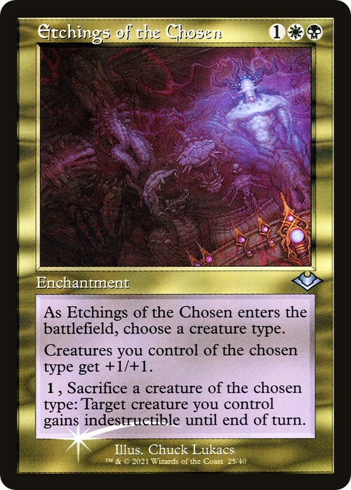 Etchings of the Chosen Card Front