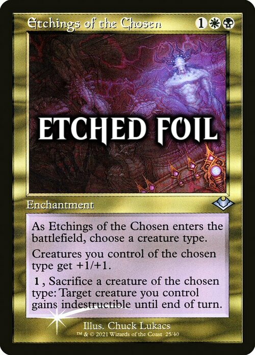 Etchings of the Chosen Card Front