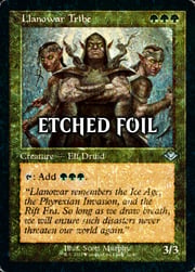 Llanowar Tribe · Retro Frame 022e