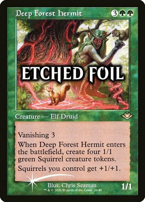 Deep Forest Hermit Card Front