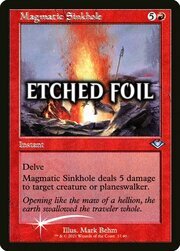 Magmatic Sinkhole · Etched Foil 017e