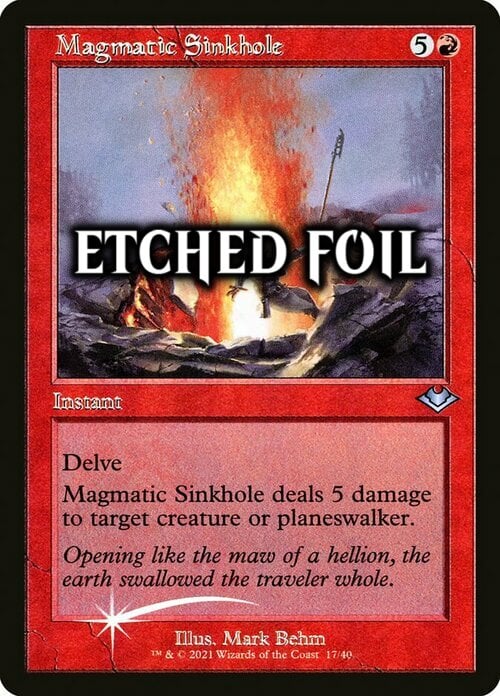 Magmatic Sinkhole Card Front