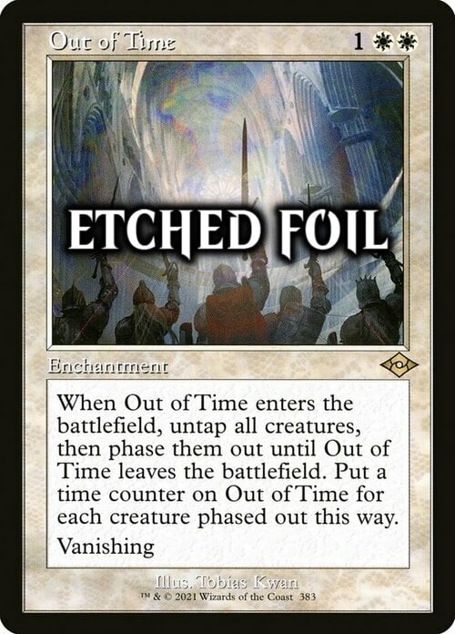 Out of Time Card Front