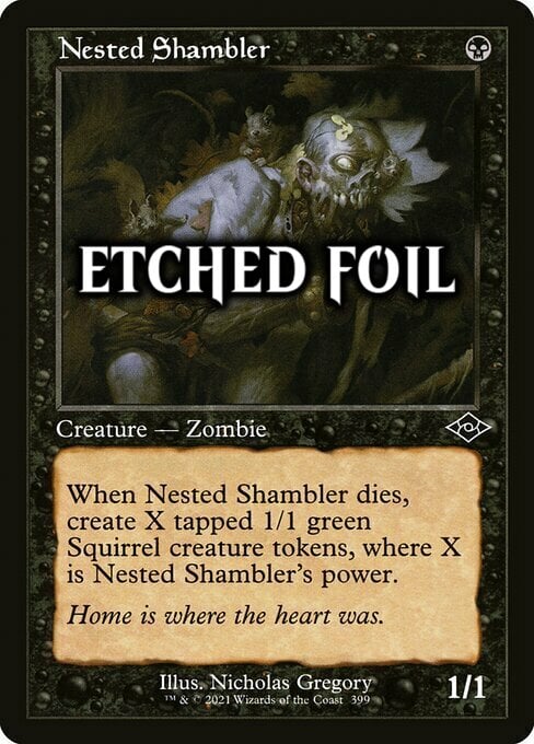 Nested Shambler Card Front