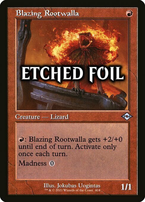 Blazing Rootwalla Card Front