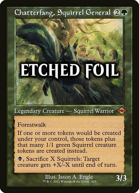 Chatterfang, Squirrel General Card Front