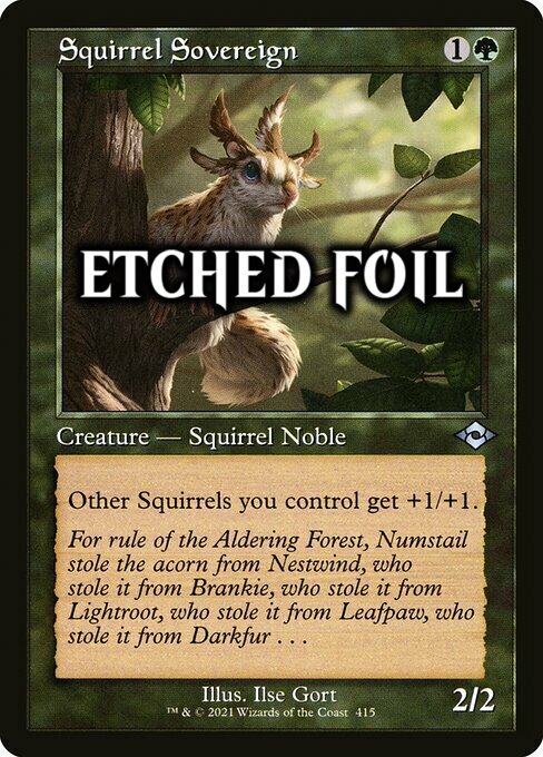 Squirrel Sovereign Card Front