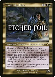 Carth the Lion · Etched Foil 418e