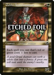 Goblin Anarchomancer · Etched Foil 421e