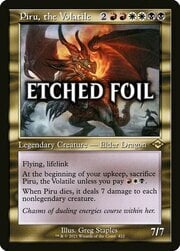 Piru, the Volatile · Etched Foil 422e