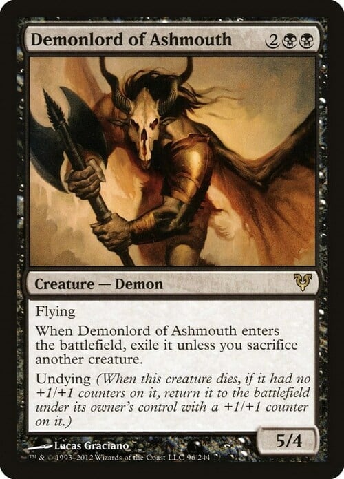 Demonlord of Ashmouth Card Front