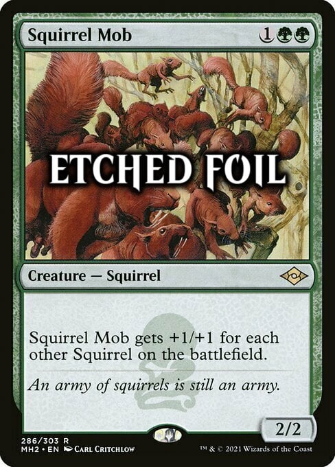 Squirrel Mob Card Front
