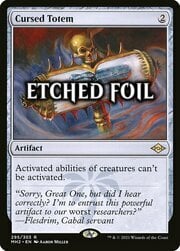 Cursed Totem · Etched Foil 295e