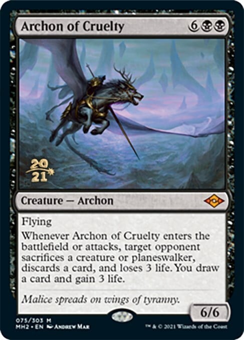 Archon of Cruelty Card Front