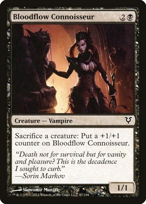 Bloodflow Connoisseur Card Front