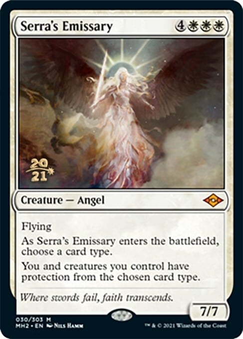 Serra's Emissary Card Front