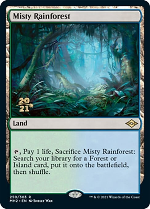 Misty Rainforest Card Front