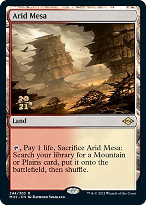 Arid Mesa Card Front