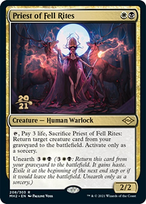 Priest of Fell Rites Card Front