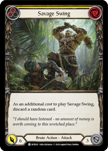 Savage Swing - Yellow Frente