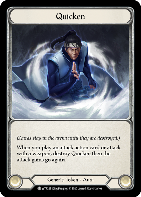 Quicken // Dawnblade Card Front