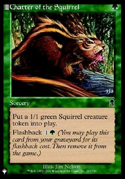 Chatter of the Squirrel Card Front