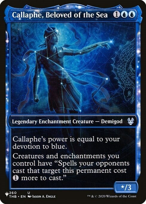 Callaphe, Beloved of the Sea Card Front