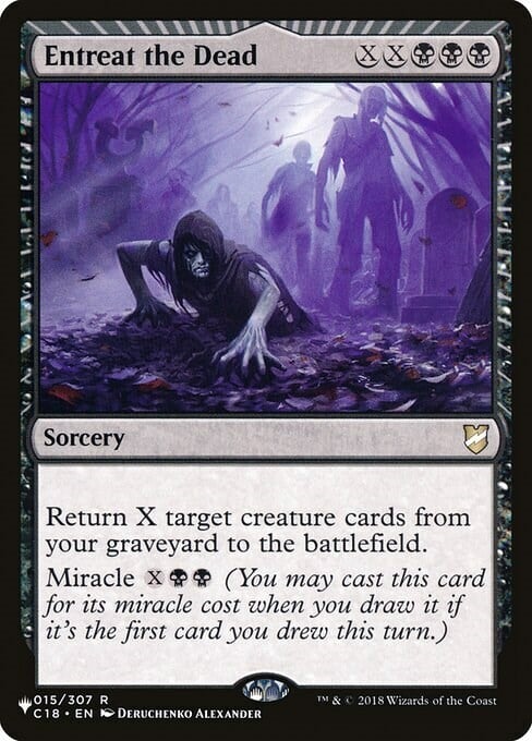 Entreat the Dead Card Front