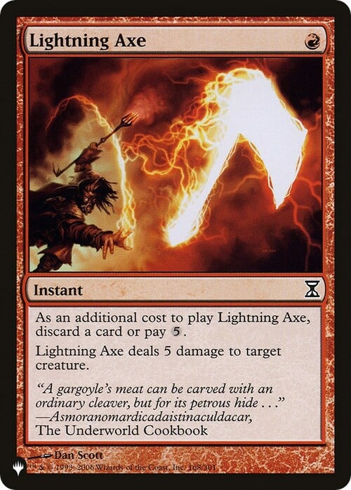 Lightning Axe Card Front
