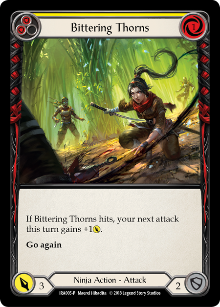 Bittering Thorns - Yellow Card Front