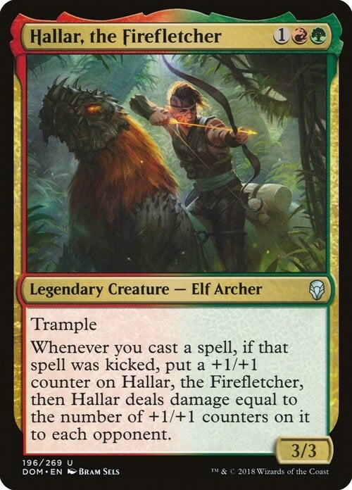 Hallar, the Firefletcher Card Front