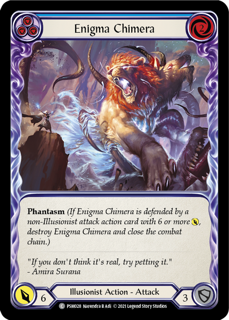 Enigma Chimera (Blue) Card Front
