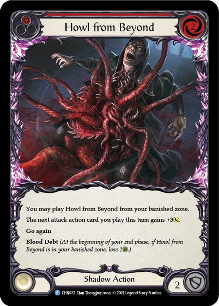 Howl from Beyond (Red) Card Front