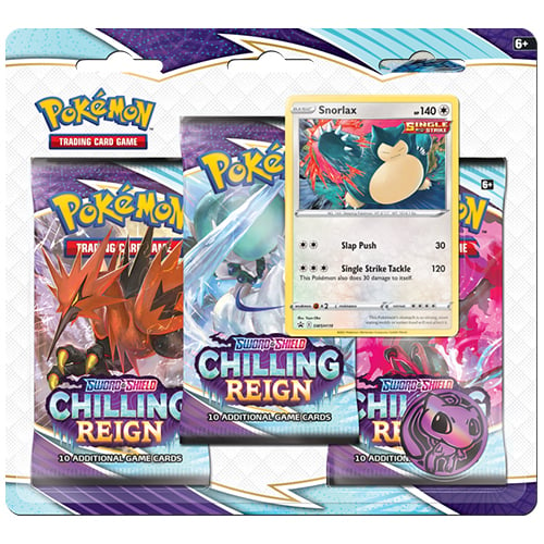 Chilling Reign | Snorlax 3-Pack Blister