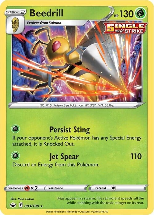 Beedrill Card Front